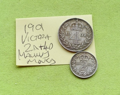 1901 quattro pence - 2p, 4p